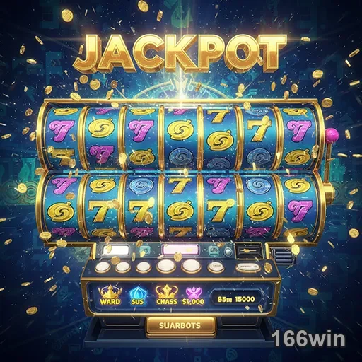Imagem de máquinas de caça-níqueis do 166win, destaque para jogos de slots no site 166win.